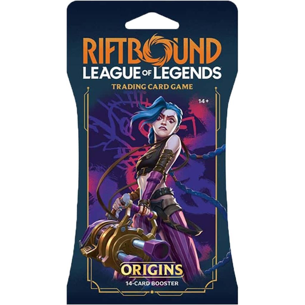 Image for Origins - Sleeved Booster Pack - Riftbound: League of Legends Trading Card Game