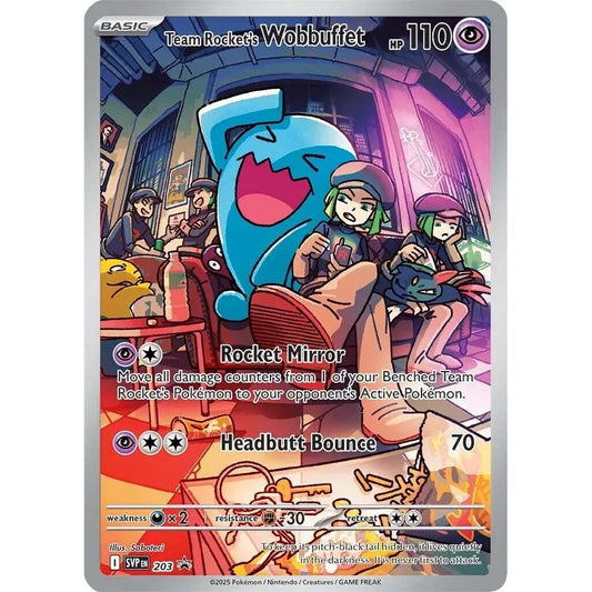 Image for Team Rocket's Wobbuffet (203) (SVP) - Pokemon