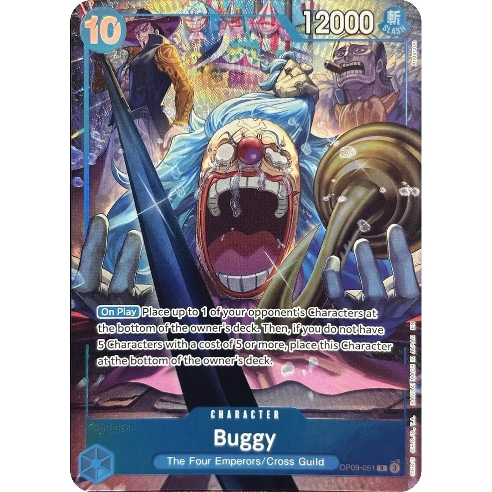 Image for Buggy (051) (English Version 2nd Anniversary Set) (OP09-051) (OP-PR) - One Piece Card Game