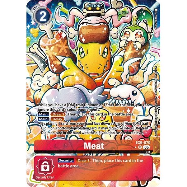 Image for Meat (Alternate Art) (EX9-070 R) (EX09) - Digimon Card Game