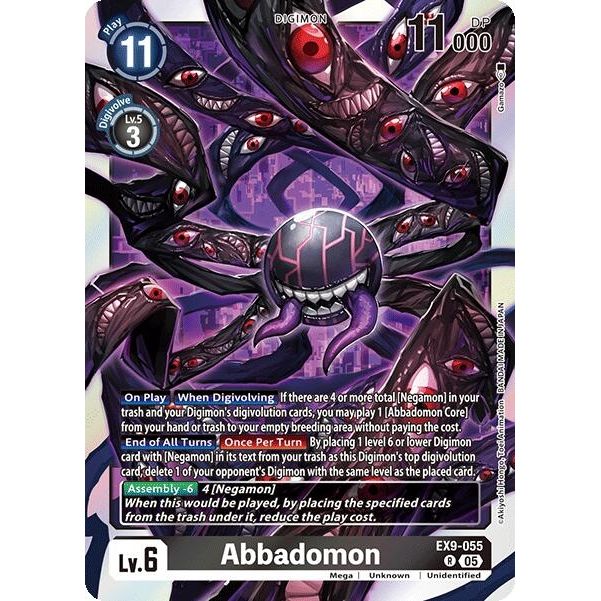 Image for Abbadomon (EX9-055 R) (EX09) - Digimon Card Game