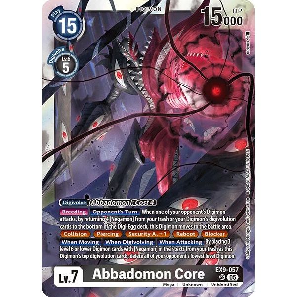 Image for Abbadomon Core (EX9-057 SR) (EX09) - Digimon Card Game