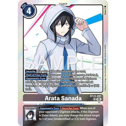 Image for Arata Sanada (BT22-091 SR) (BT22) - Digimon Card Game
