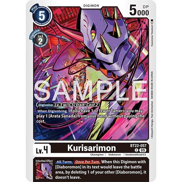 Image for Kurisarimon (BT22-057 C) (BT22) - Digimon Card Game