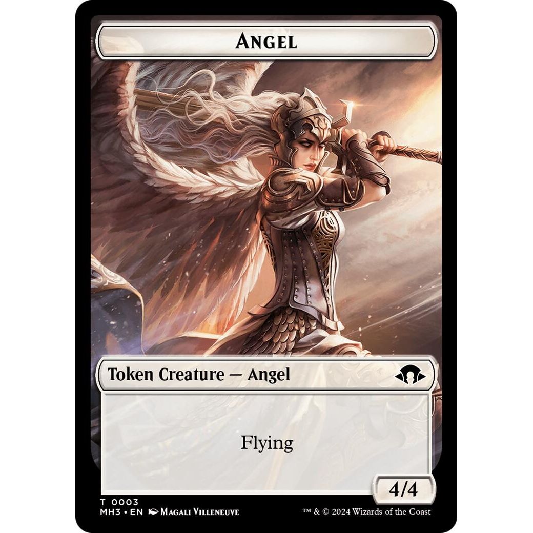 Image for Angel // Energy Reverse Double-Sided Token (3 // 36) (MH3) - Magic: The Gathering