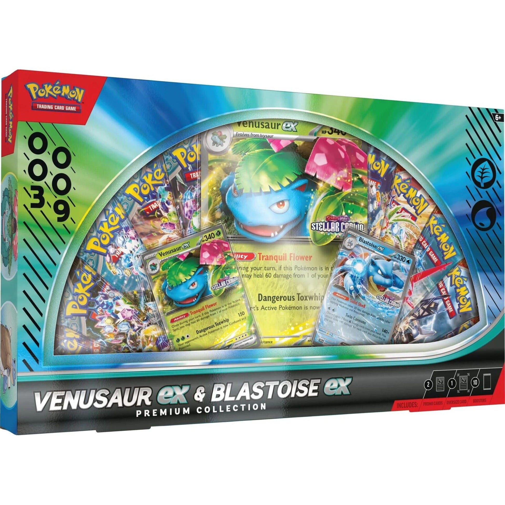 Image for Venusaur ex & Blastoise ex Premium Collection - Pokemon