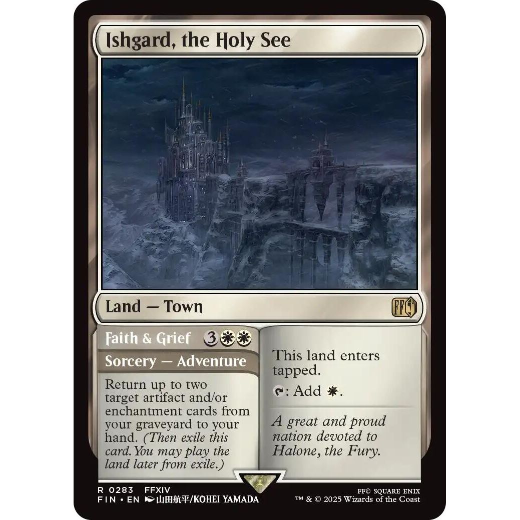 Image for Ishgard, the Holy See (283) (FIN) - Magic: The Gathering