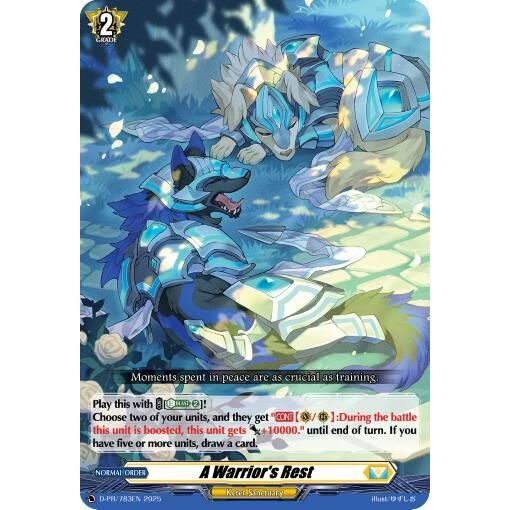 Image for A Warrior's Rest (D-PR/783EN) (D-PR) - Cardfight Vanguard