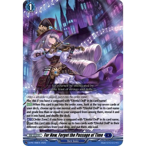 Image for For Now, Forget the Passage of Time (D-PR/789EN) (D-PR) - Cardfight Vanguard