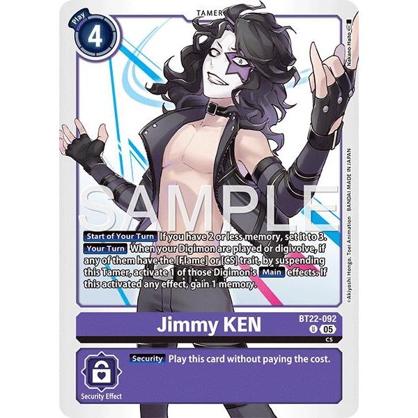 Image for Jimmy KEN (BT22-092 U) (BT22) - Digimon Card Game