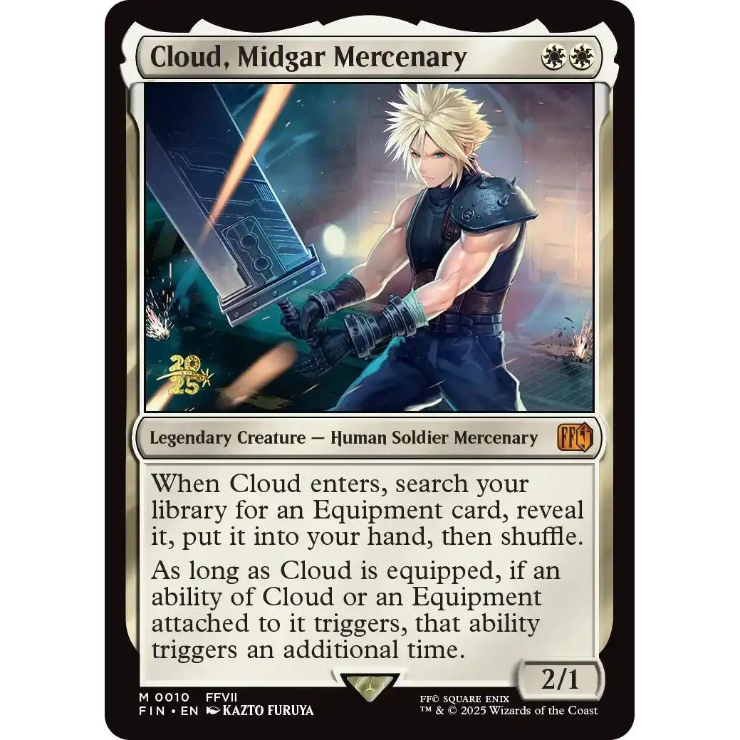 Image for Cloud, Midgar Mercenary (10) (PRE) - Magic: The Gathering