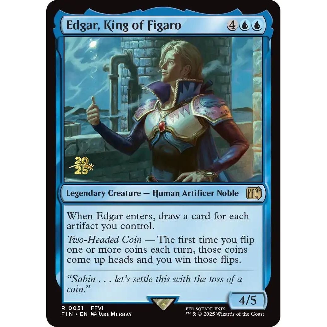 Image for Edgar, King of Figaro (51) (PRE) - Magic: The Gathering
