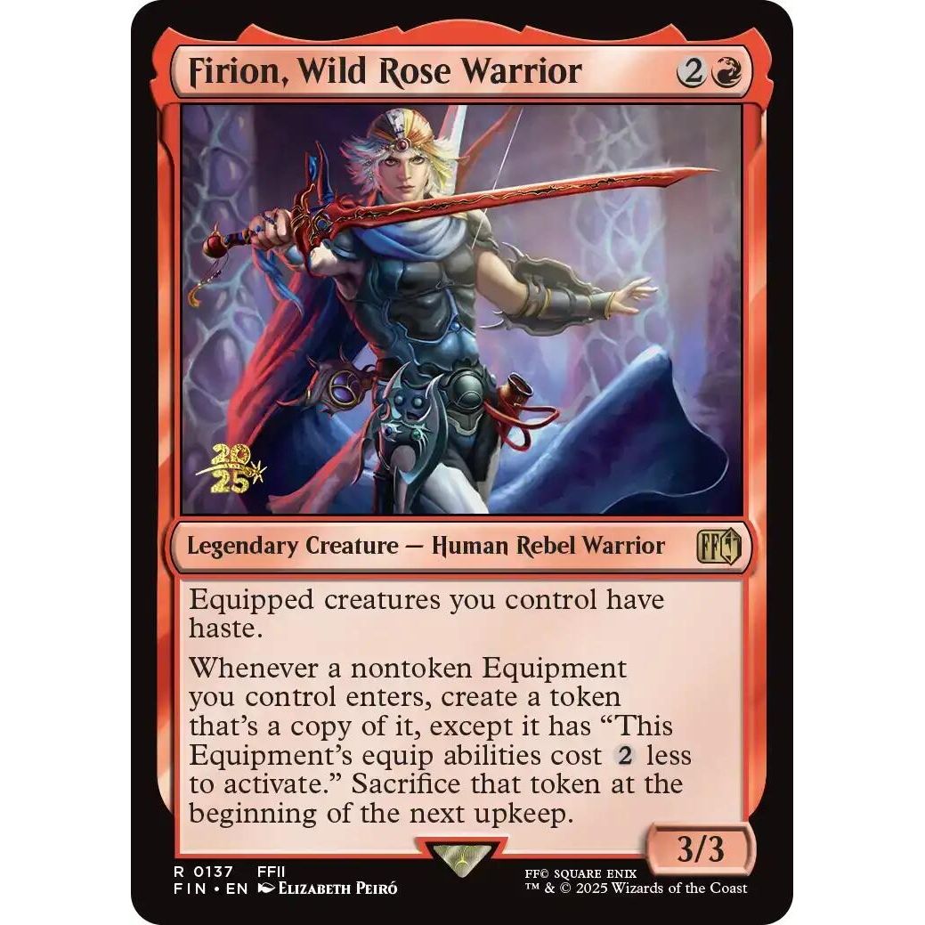 Image for Firion, Wild Rose Warrior (137) (PRE) - Magic: The Gathering