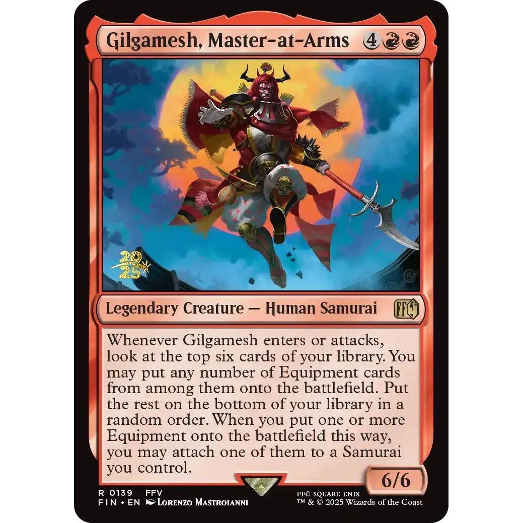 Image for Gilgamesh, Master-at-Arms (139) (PRE) - Magic: The Gathering