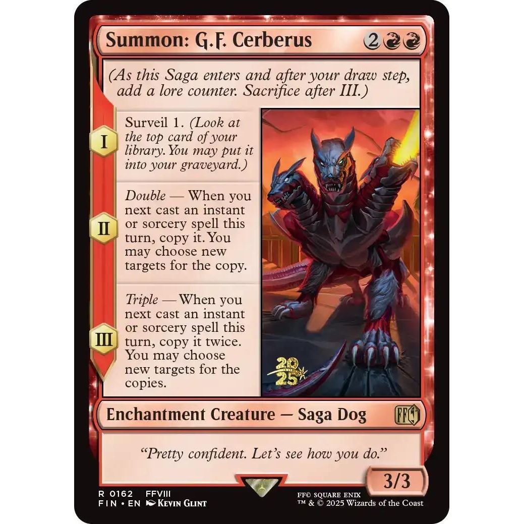 Image for Summon: G.F. Cerberus (162) (PRE) - Magic: The Gathering