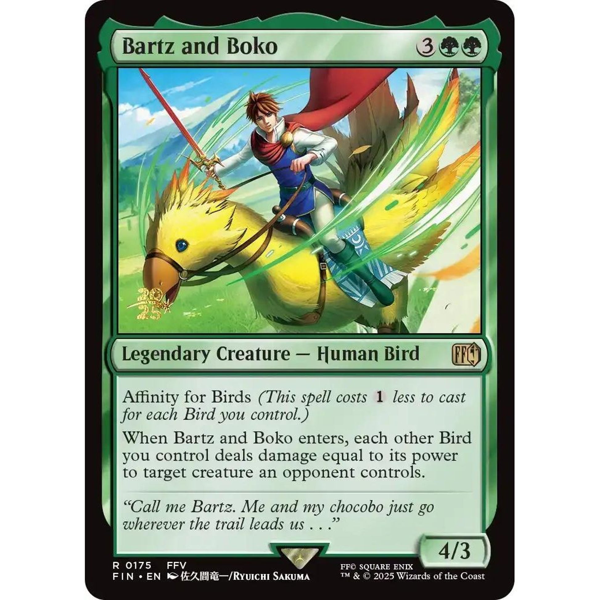 Image for Bartz and Boko (175) (PRE) - Magic: The Gathering