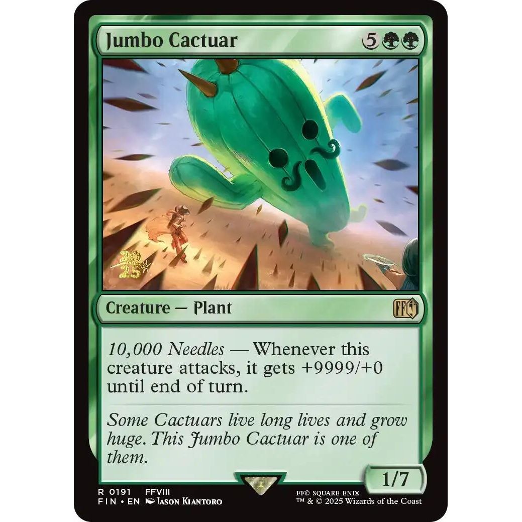 Image for Jumbo Cactuar (191) (PRE) - Magic: The Gathering