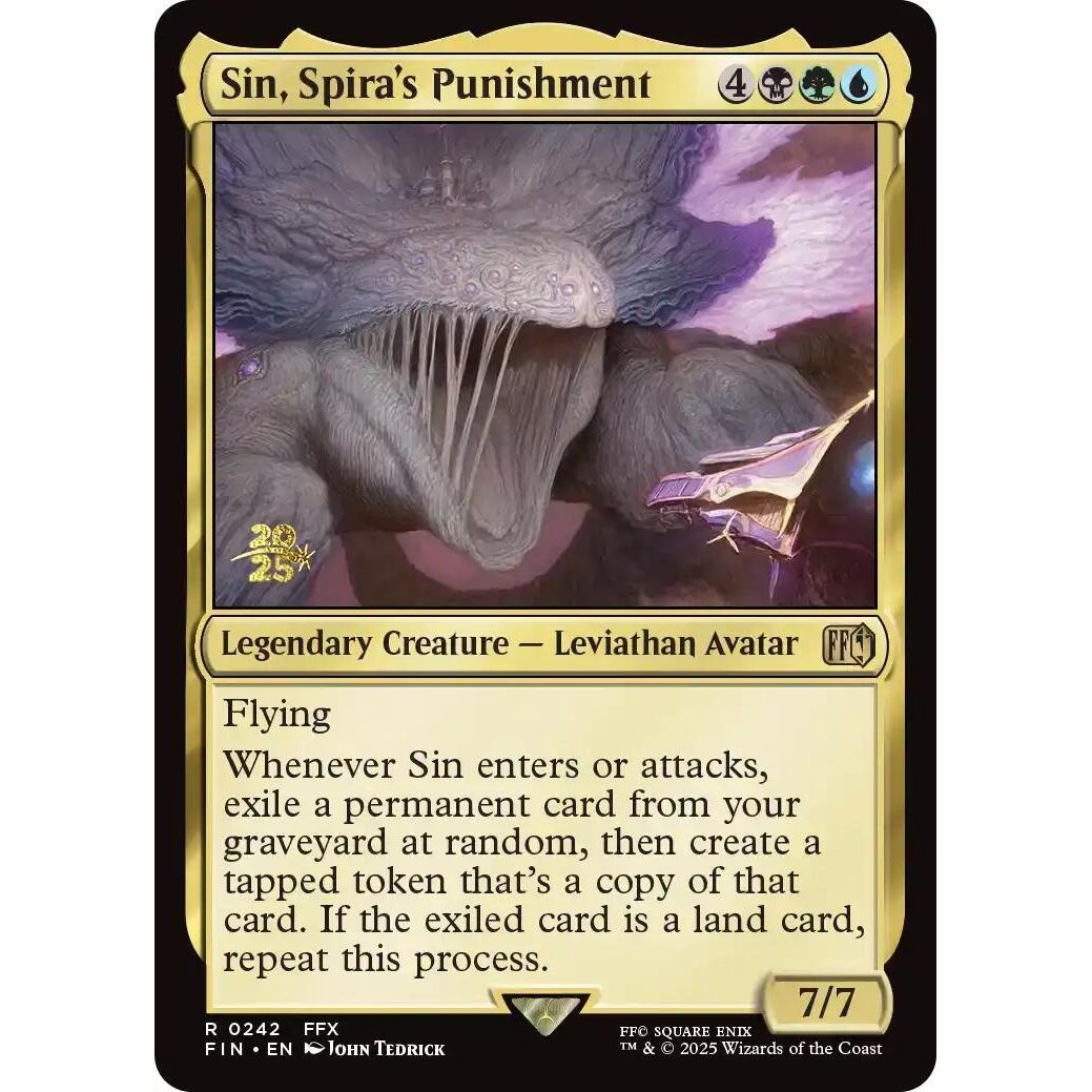 Image for Sin, Spira's Punishment (242) (PRE) - Magic: The Gathering