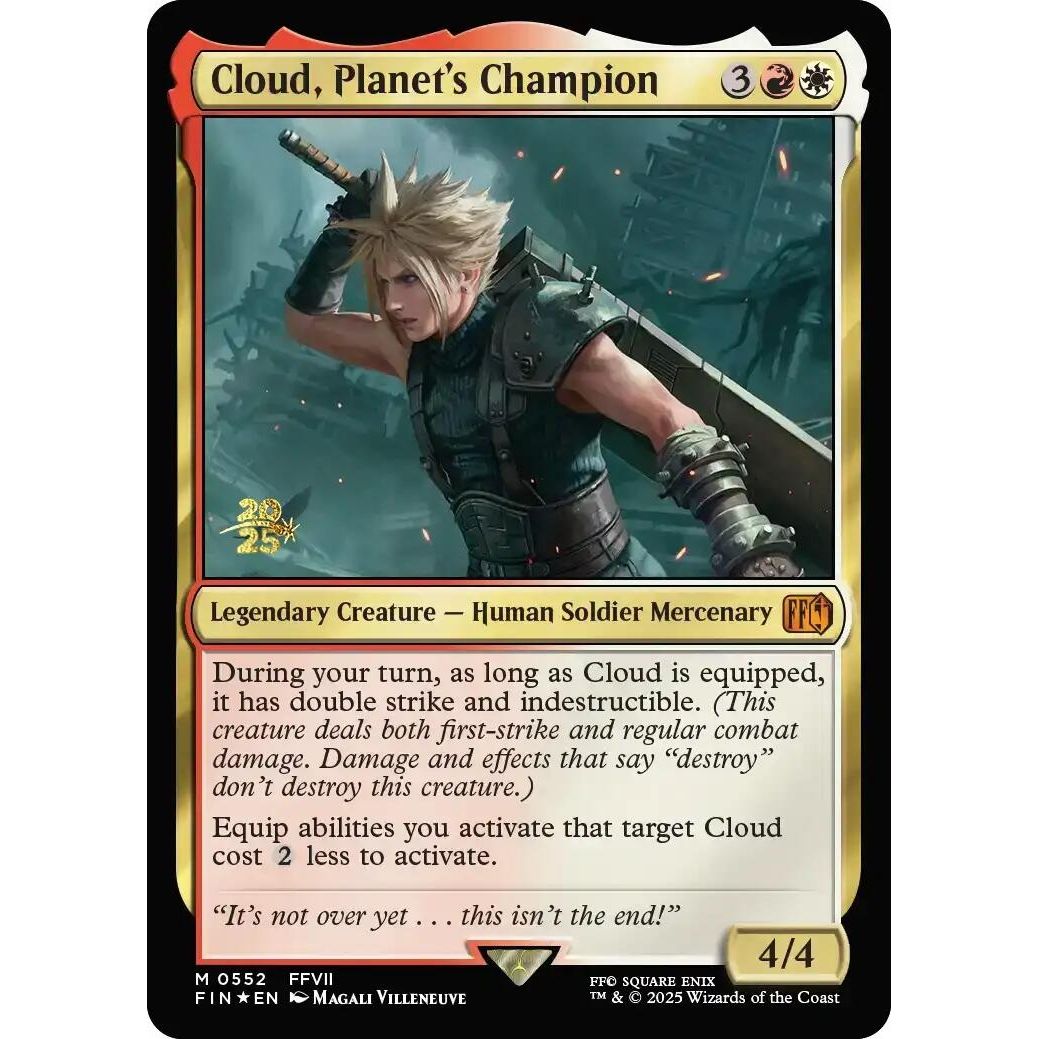 Image for Cloud, Planet's Champion (552) (PRE) - Magic: The Gathering