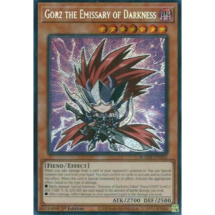Image for Gorz the Emissary of Darkness (BLMM-EN005) (BLMM) - YuGiOh