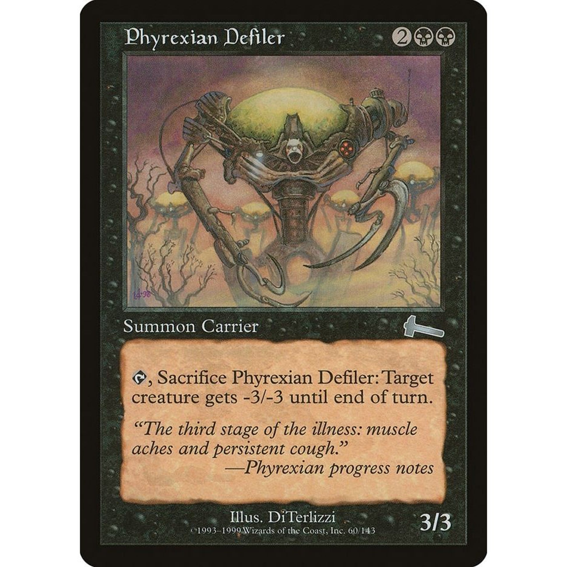 Image for Phyrexian Defiler (60) (ULG) - Magic: The Gathering