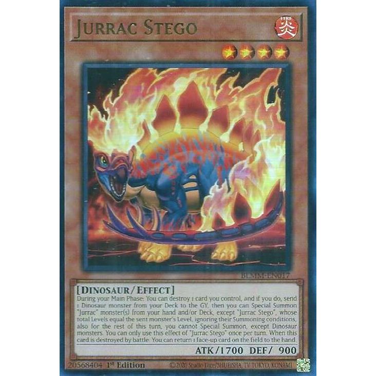 Image for Jurrac Stego (BLMM-EN017) (BLMM) - YuGiOh