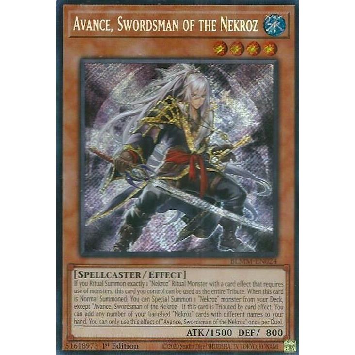 Image for Avance, Swordsman of the Nekroz (BLMM-EN024) (BLMM) - YuGiOh