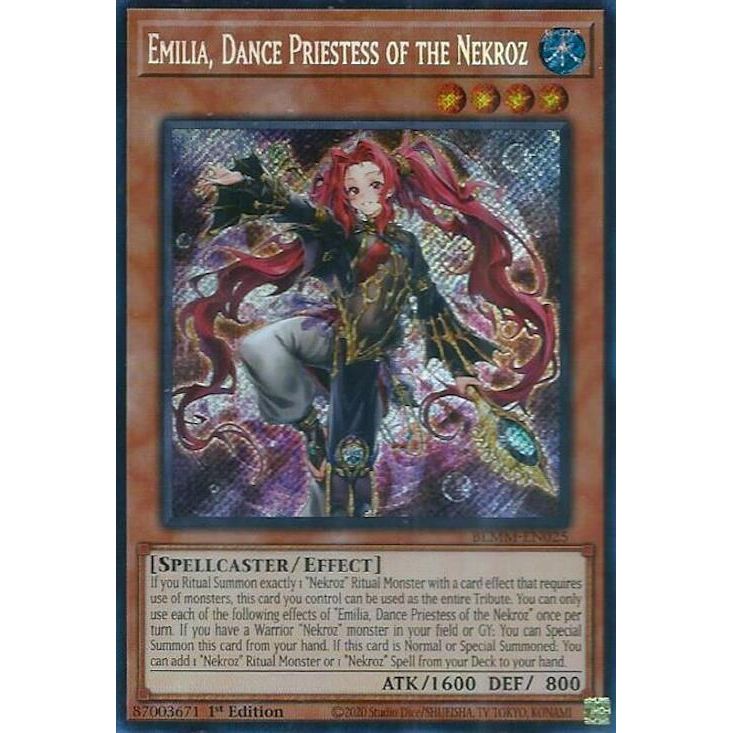 Image for Emilia, Dance Priestess of the Nekroz (BLMM-EN025) (BLMM) - YuGiOh