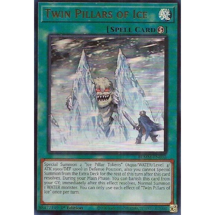 Image for Twin Pillars of Ice (BLMM-EN032) (BLMM) - YuGiOh