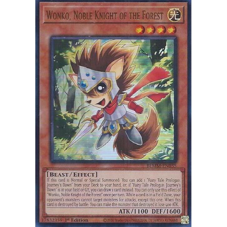 Image for Wonko, Noble Knight of the Forest (BLMM-EN035) (BLMM) - YuGiOh