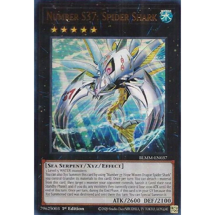 Image for Number S37: Spider Shark (BLMM-EN037) (BLMM) - YuGiOh