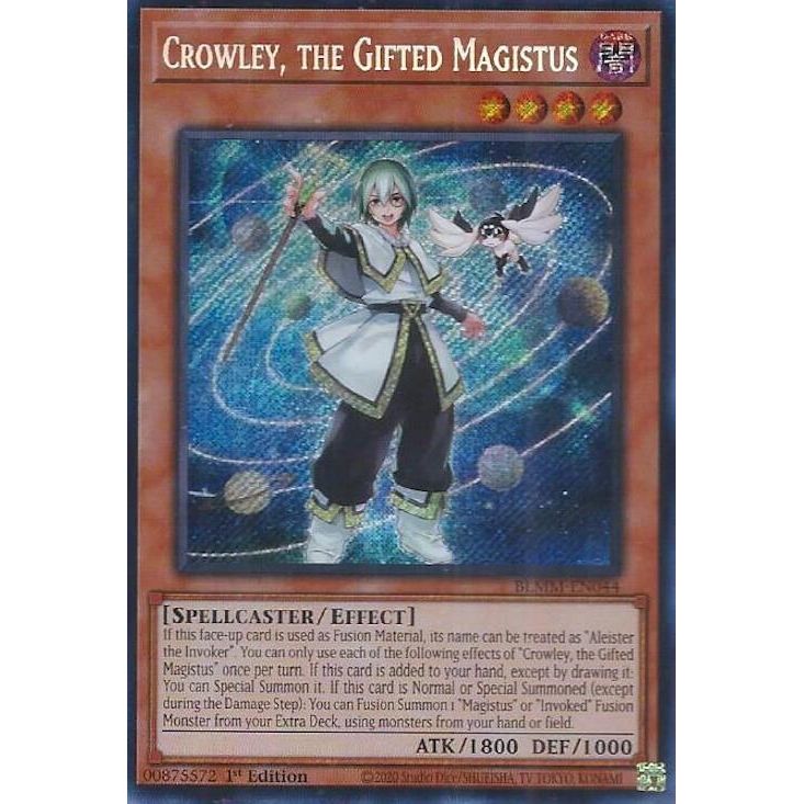 Image for Crowley, the Gifted Magistus (BLMM-EN044) (BLMM) - YuGiOh