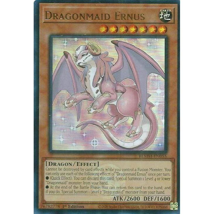 Image for Dragonmaid Ernus (BLMM-EN055) (BLMM) - YuGiOh