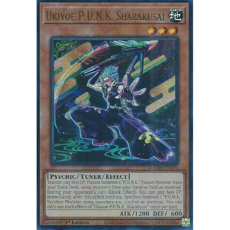 Image for Ukiyoe-P.U.N.K. Sharakusai (BLMM-EN070) (BLMM) - YuGiOh