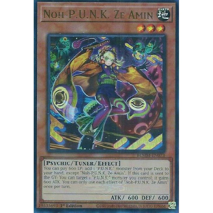 Image for Noh-P.U.N.K. Ze Amin (BLMM-EN073) (BLMM) - YuGiOh