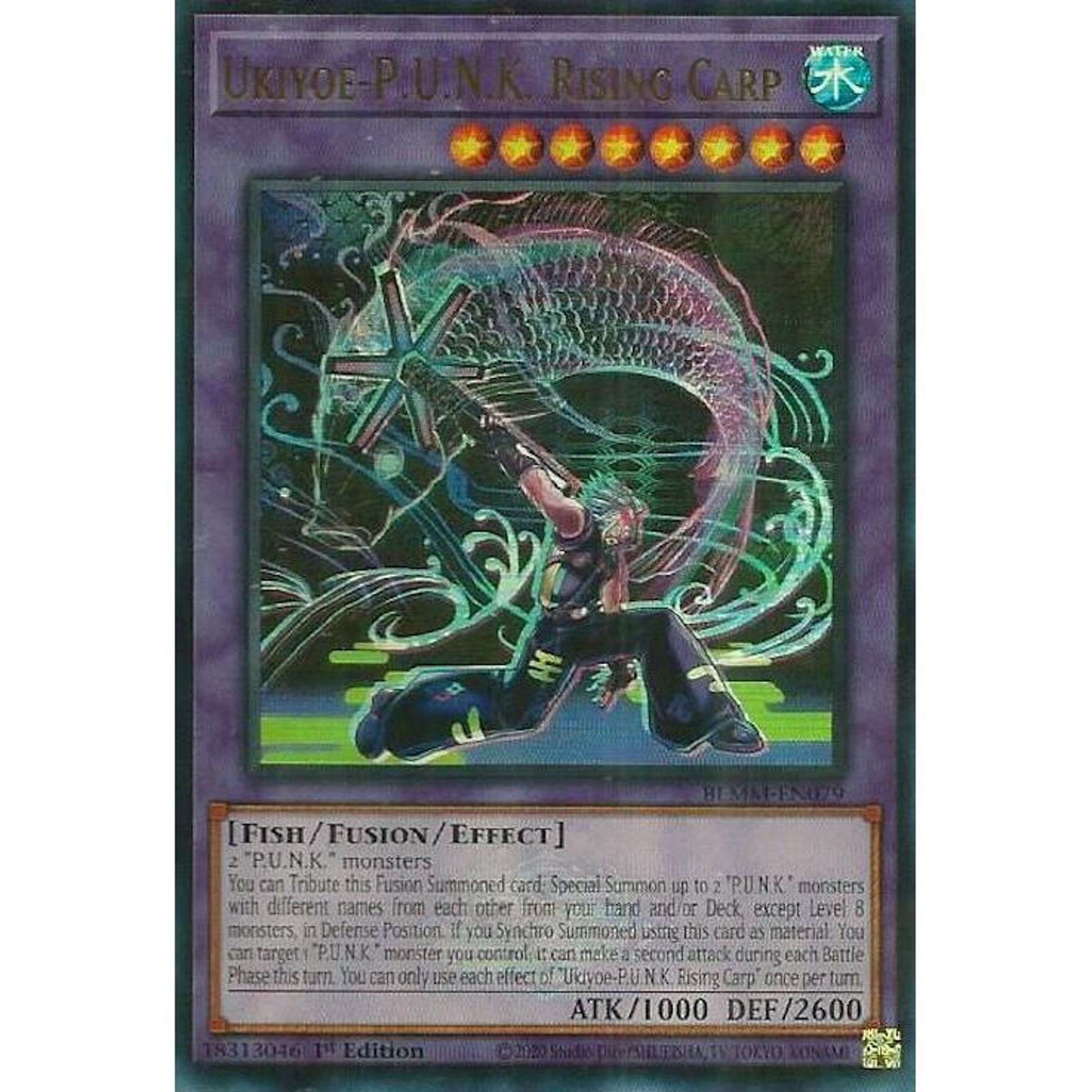 Image for Ukiyoe-P.U.N.K. Rising Carp (BLMM-EN079) (BLMM) - YuGiOh