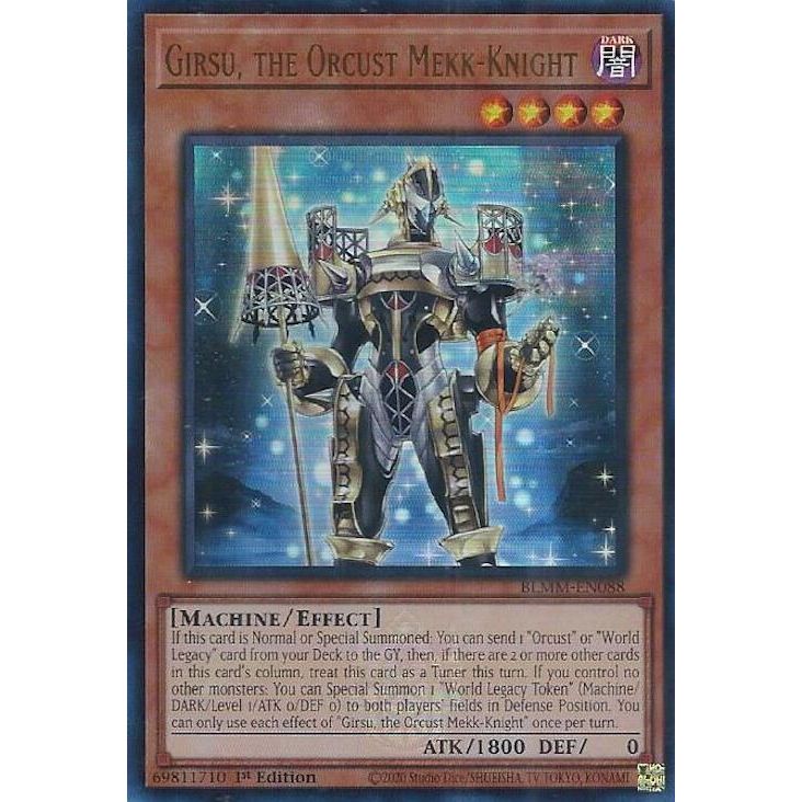 Image for Girsu, the Orcust Mekk-Knight (BLMM-EN088) (BLMM) - YuGiOh