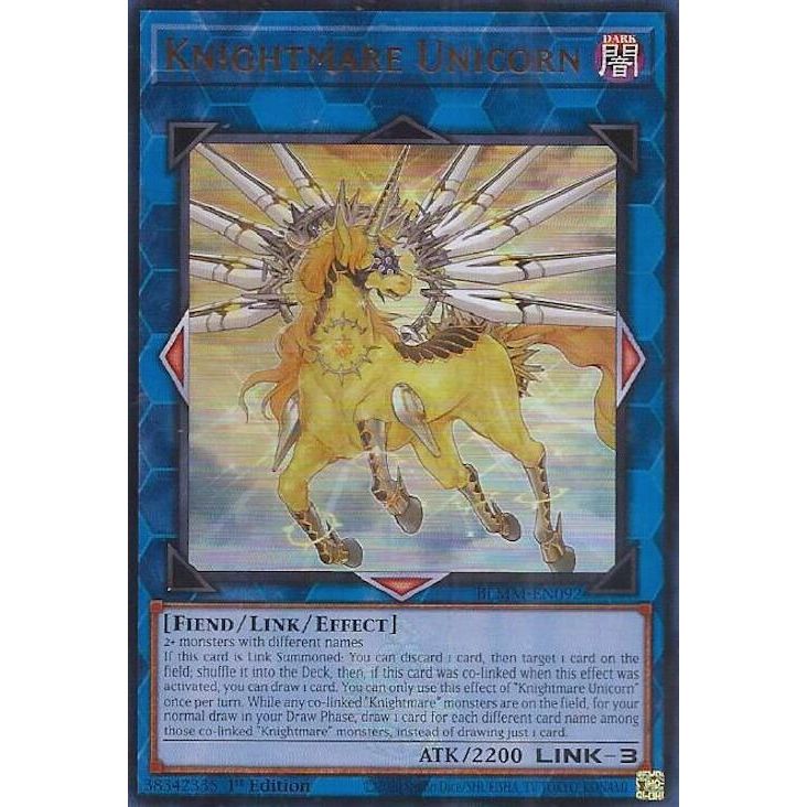 Image for Knightmare Unicorn (BLMM-EN092) (BLMM) - YuGiOh
