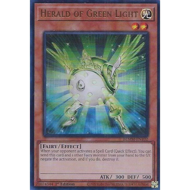 Image for Herald of Green Light (BLMM-EN102) (BLMM) - YuGiOh