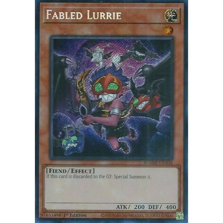 Image for Fabled Lurrie (BLMM-EN104) (BLMM) - YuGiOh