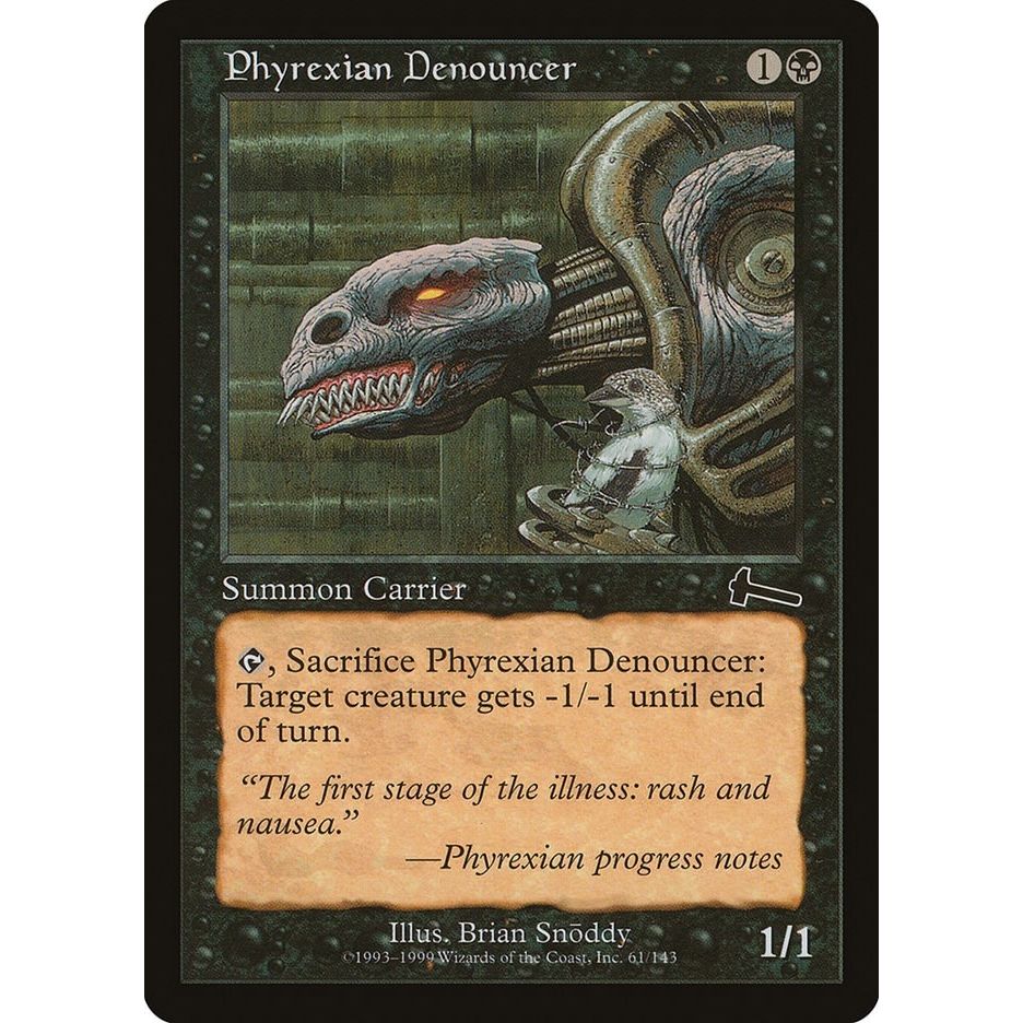 Image for Phyrexian Denouncer (61) (ULG) - Magic: The Gathering