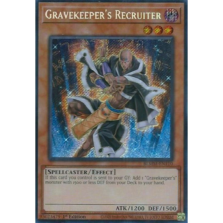 Image for Gravekeeper's Recruiter (BLMM-EN110) (BLMM) - YuGiOh