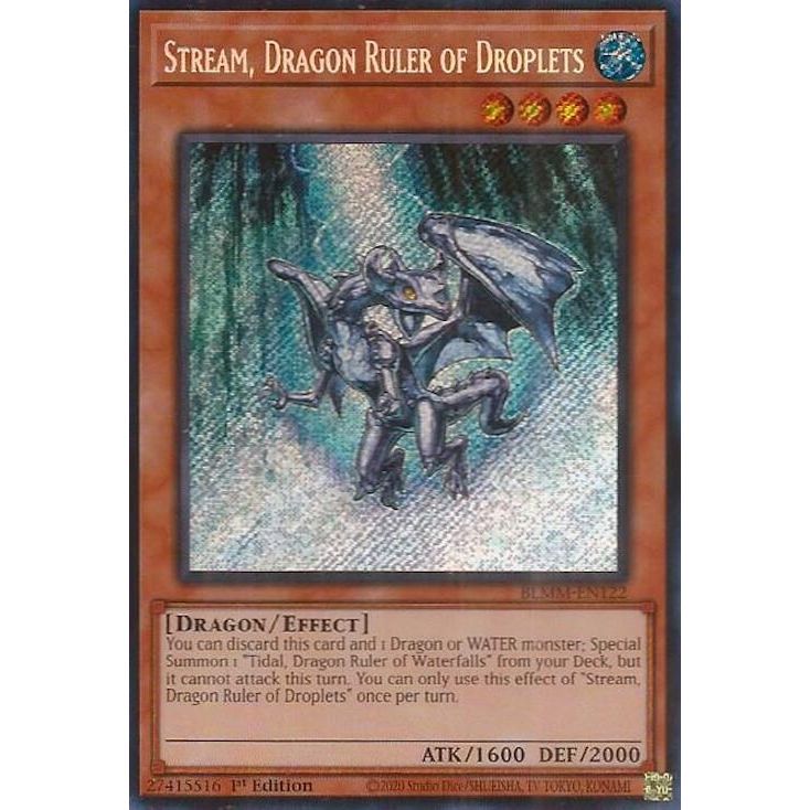 Image for Stream, Dragon Ruler of Droplets (BLMM-EN122) (BLMM) - YuGiOh
