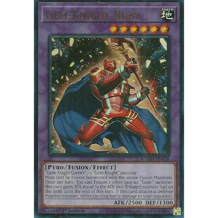 Image for Gem-Knight Ruby (BLMM-EN136) (BLMM) - YuGiOh