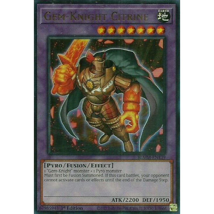 Image for Gem-Knight Citrine (BLMM-EN139) (BLMM) - YuGiOh