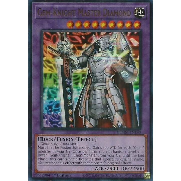 Image for Gem-Knight Master Diamond (BLMM-EN143) (BLMM) - YuGiOh