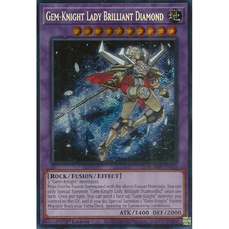 Image for Gem-Knight Lady Brilliant Diamond (BLMM-EN145) (BLMM) - YuGiOh