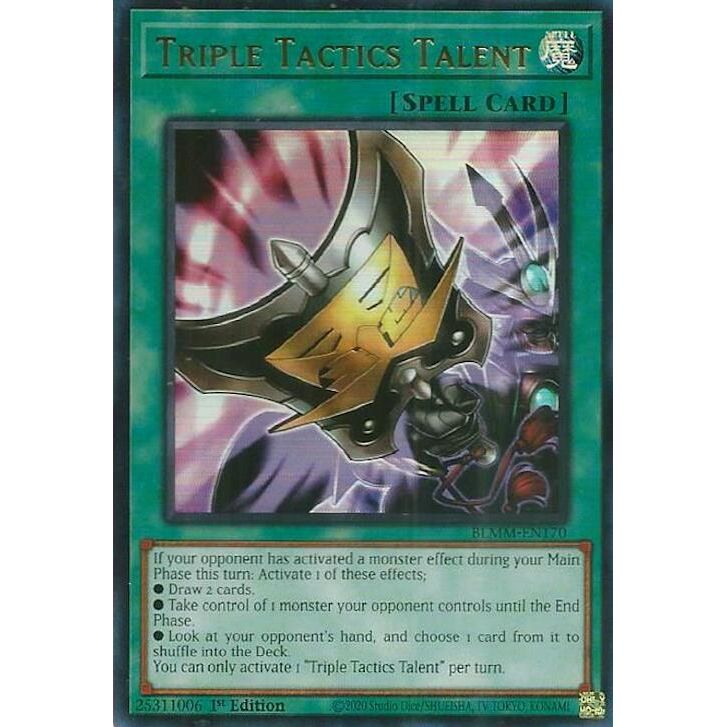 Image for Triple Tactics Talent (BLMM-EN170) (BLMM) - YuGiOh