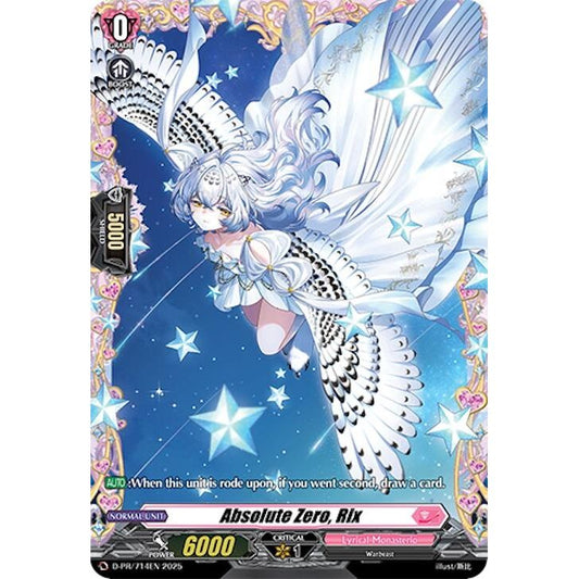 Image for Absolute Zero, Rix (D-PR/714EN) (DZ-LBT01) - Cardfight Vanguard