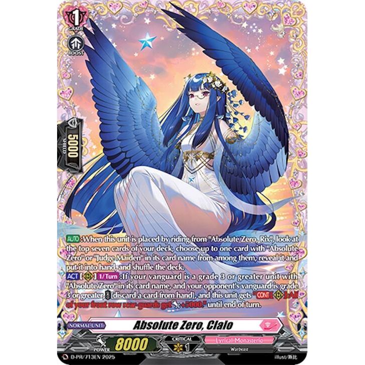 Image for Absolute Zero, Claio (D-PR/713EN) (D-PR) - Cardfight Vanguard